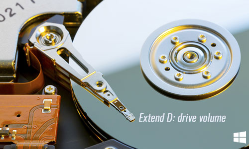 Extend D drive