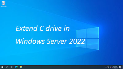 Extend C drive